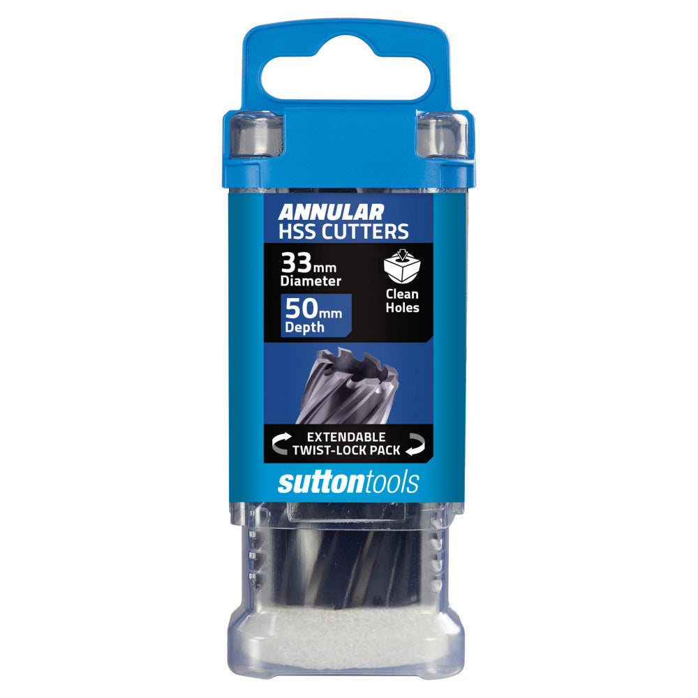 Sutton Tools Annular Cutter M2Al HSS TiAlN 33 x 50mm