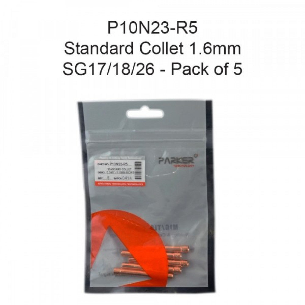 Standard Collet 1.6mm SG17/18/26 Pack Of 5