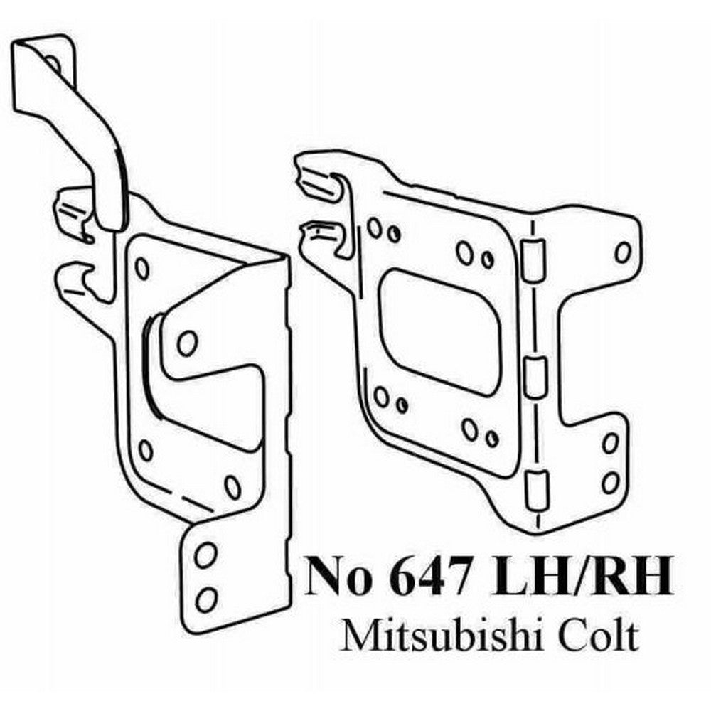 Mitsubishi Colt 02 > Side Brackets
