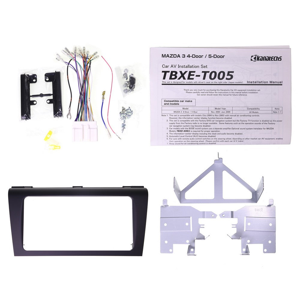 Fitting Kit Mazda 3 / Axela 2005 - 2009 Double Din