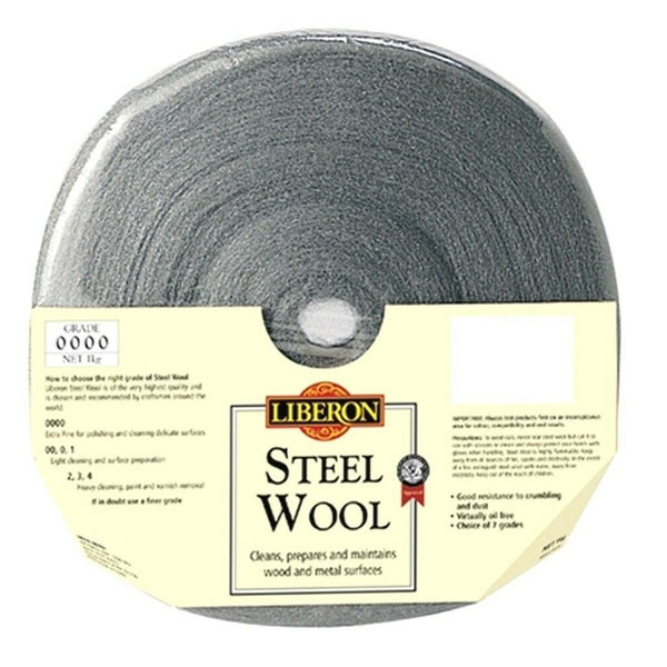 Steel Wool - Very Fine #0000, 1Kg Roll