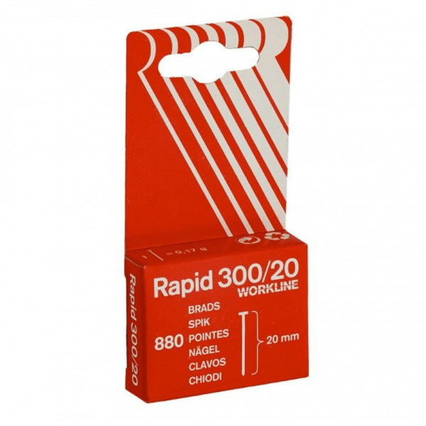 Rapid Brads 300/20 880pcs