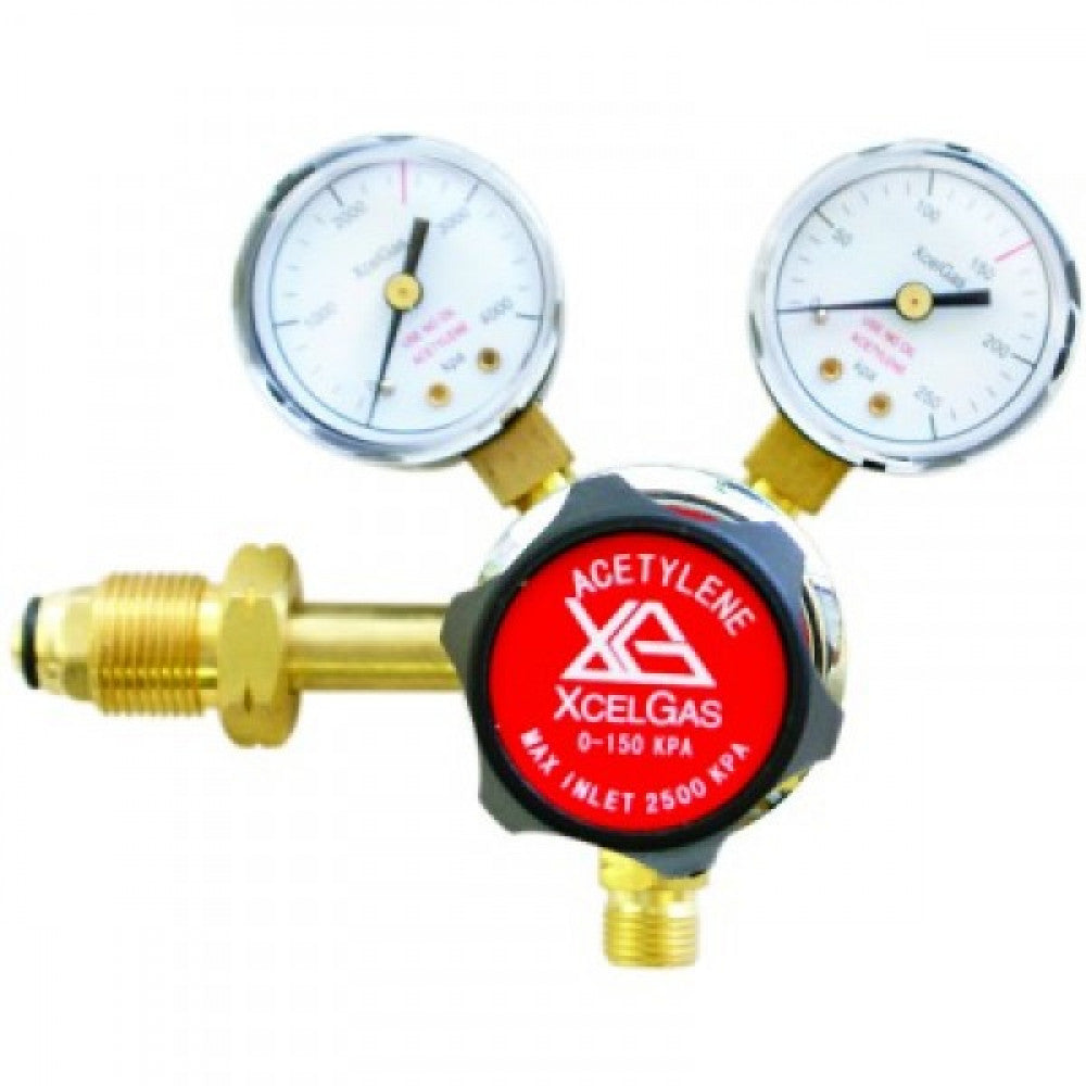 Xcelgas Acetylene Regulator - Side Entry