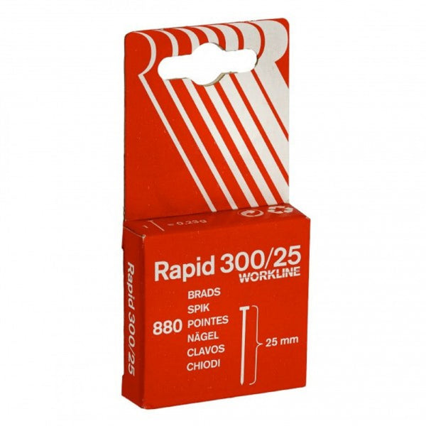 Rapid Brads 300/25 880pcs