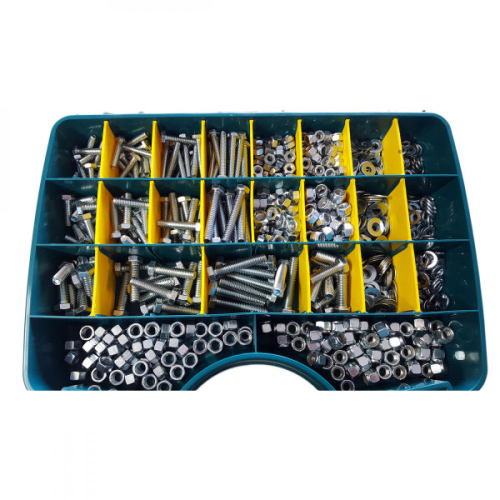 Hex Set Screw Box UNC Grade 5 Zinc Small Kit