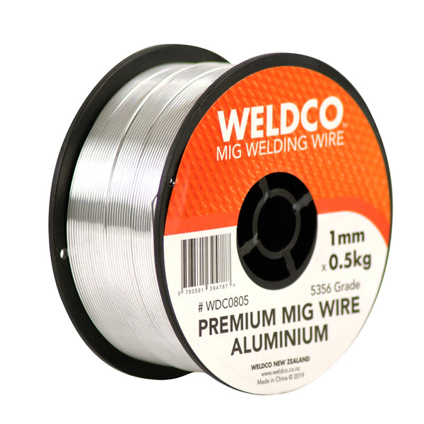 Weldco MIG Wire Aluminium 5356 1.0mm x 0.5Kg Gas Sheild