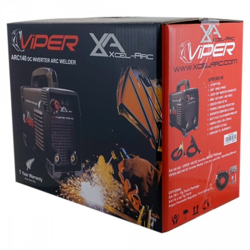 VIPER ARC140 DC Inverter Welder Package