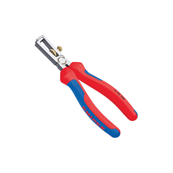 Knipex 160mm (6.1/2") Adjustable Wire Stripper With Cushion Grip