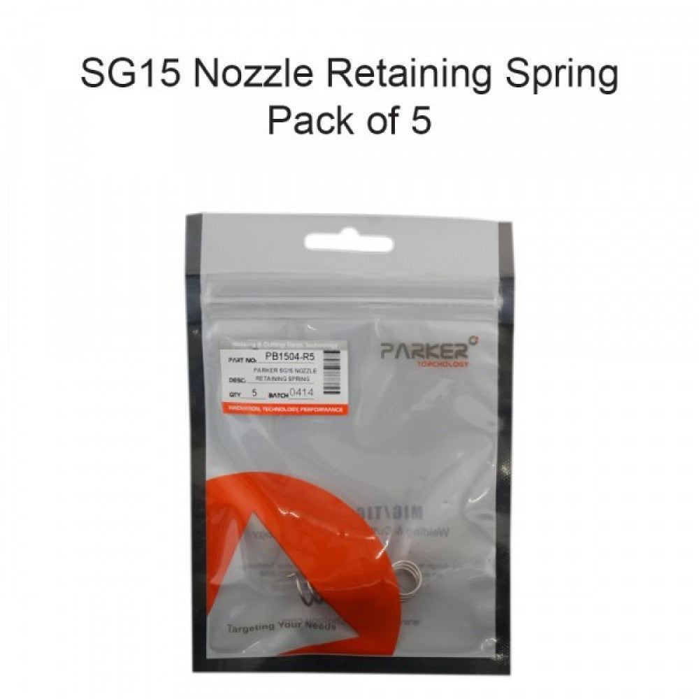 Parker SG15 Nozzle Retaining Spring Pack Of 5