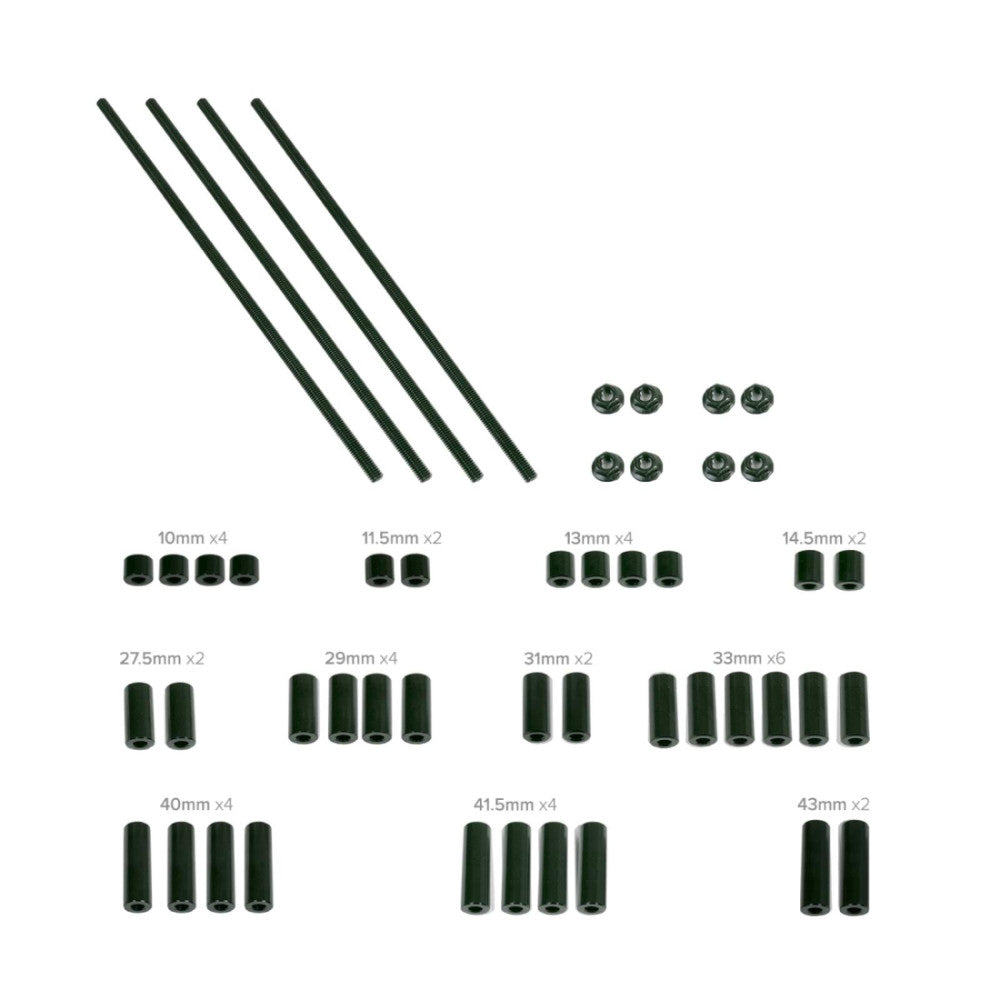 TSP Ignition Coil Pack LS Series GM 05-18 - (8) With Brackets - Kit -Black