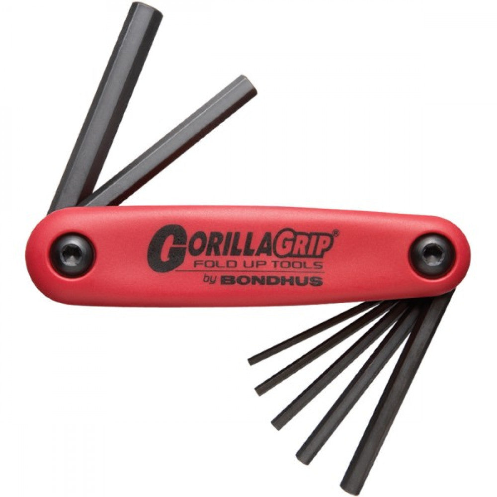 2-8mm Bondhus 7Pce Gorillagrip Hex Key Set