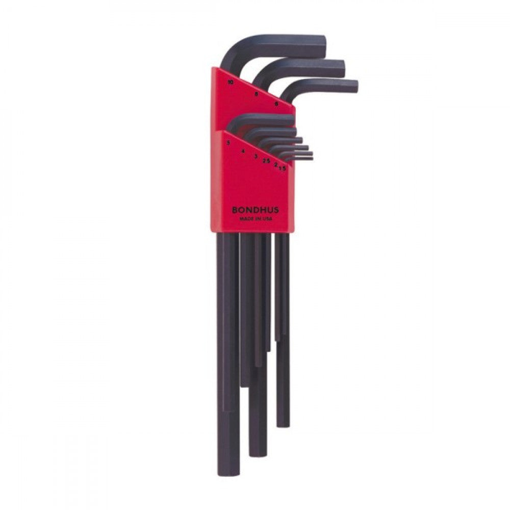 1.5mm-10mm Bondhus 9 Piece Hex L-Wrench Set