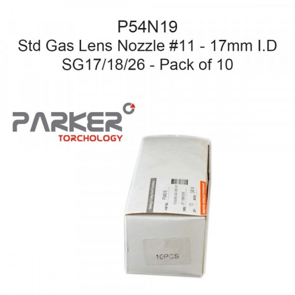 Std Gas Lens Cup 17mm Bore #11 SG17/18/26 Pk 10