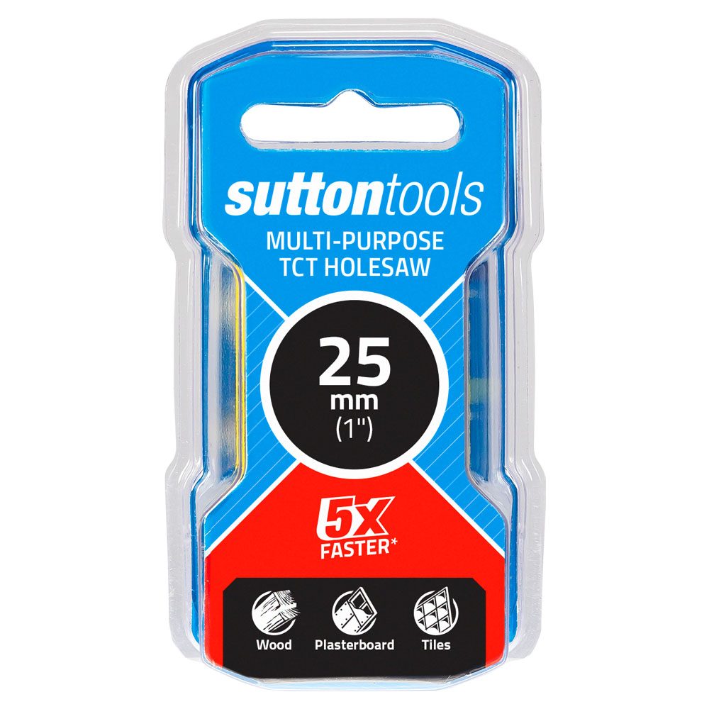 25mm Sutton Multipurpose TCT Holesaw