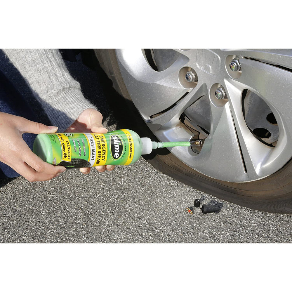 Slime Emergency Tire Sealant - 16 Oz. (Car/Trailer)#10011