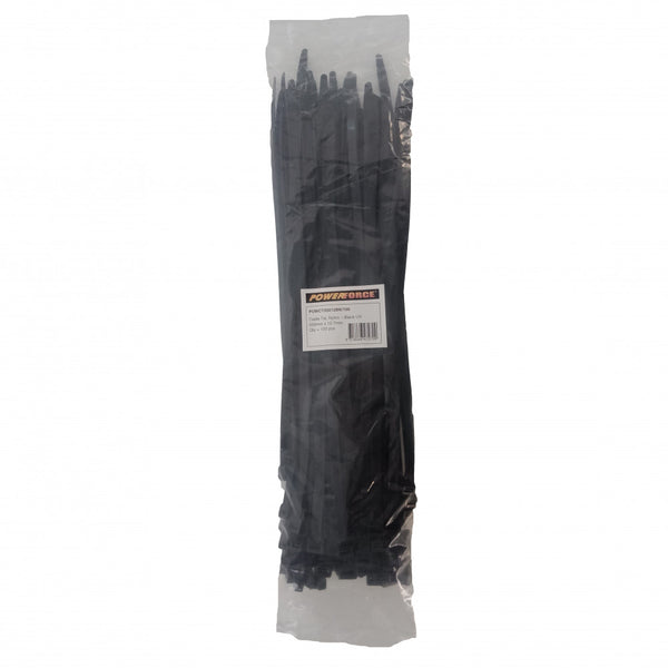 Cable Tie Black 550mm x 12.7mm Nylon UV 100pk