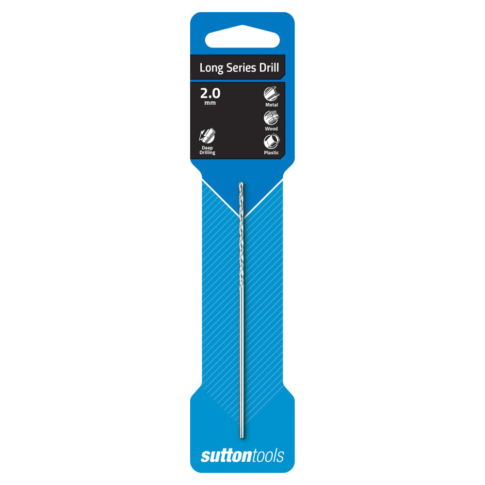 Sutton Tools Long Series Drill Bit 2.0mm HSS
