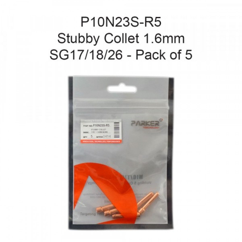 Stubby Collet 1.6mm SG17/18/26 Pack Of 5