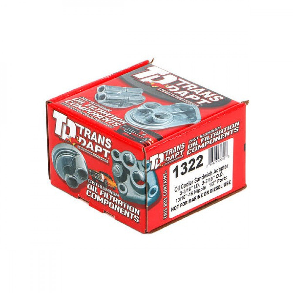 Hedman Oil Cooler Sandwich Adapter#HED1322