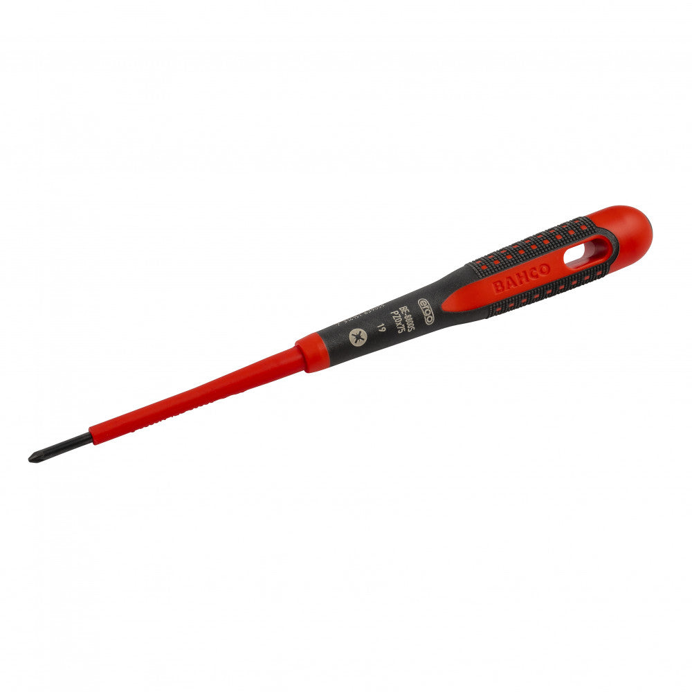 Bahco ERGOâ„¢ VDE Insulated Pozidriv Screwdriver With 3-Component Handle