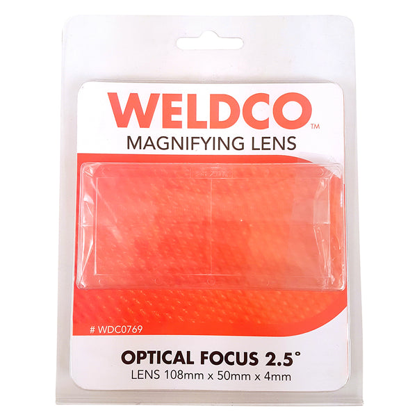 Weldco 1Pc Welding Helmet Magnifying Lens - 2.5 Degree