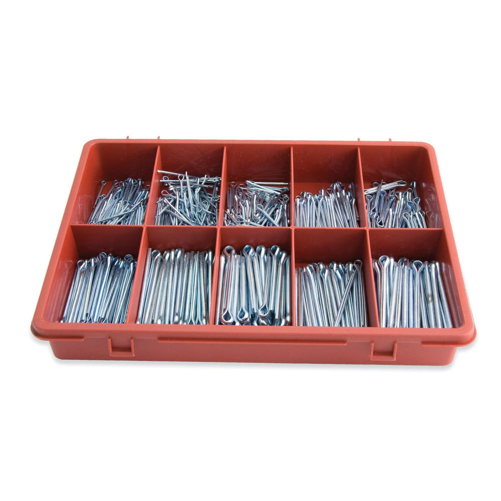 Jamec Trade Pack Assortment Split Pins 650 Piece
