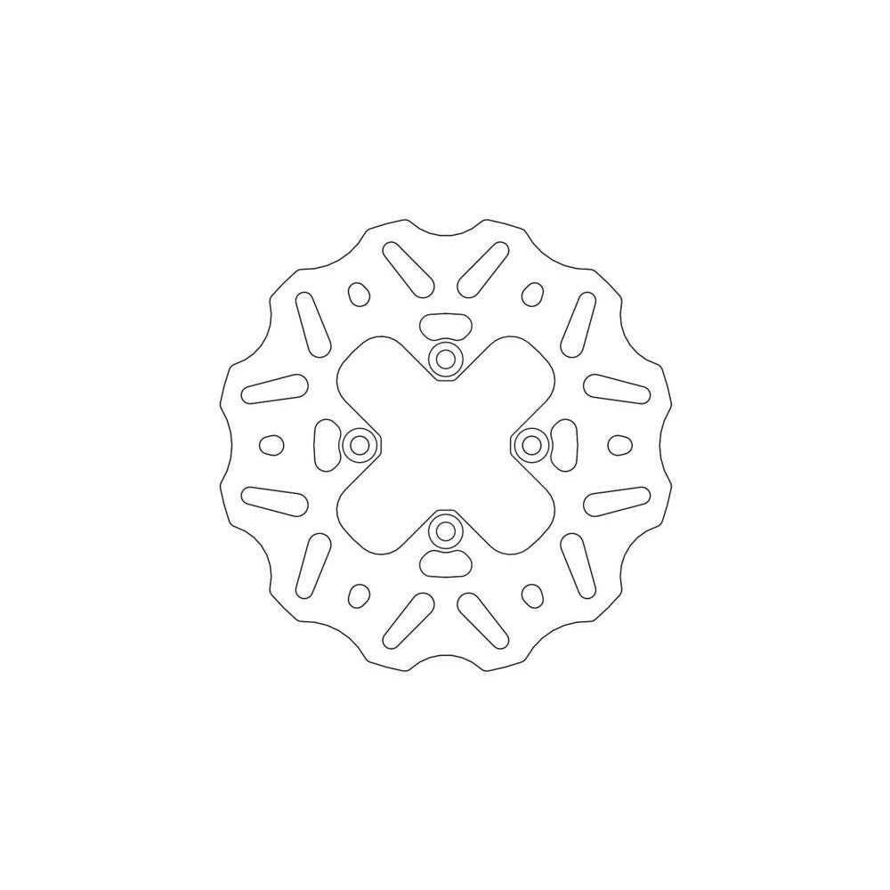 Brake Disc Moto Master Nitro Rear Husqvarna Tc65 17-20 Ktm 65Sx 00-20