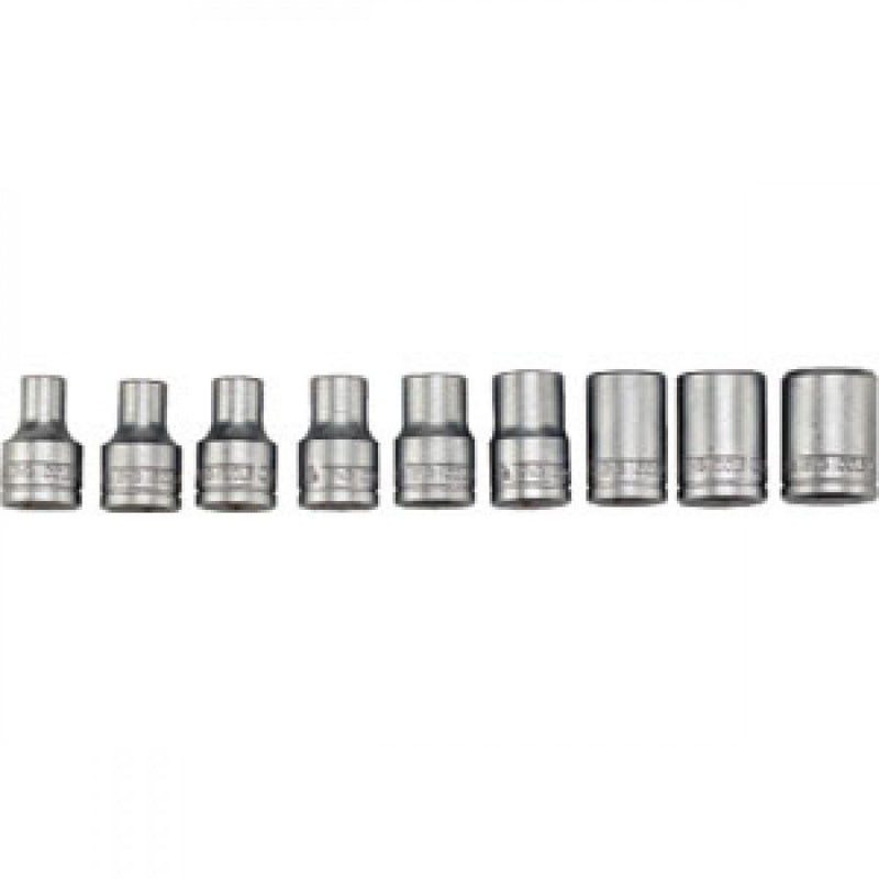 Teng 9Pc 1/2in Dr. Tx-E Socket Set - E10-E24