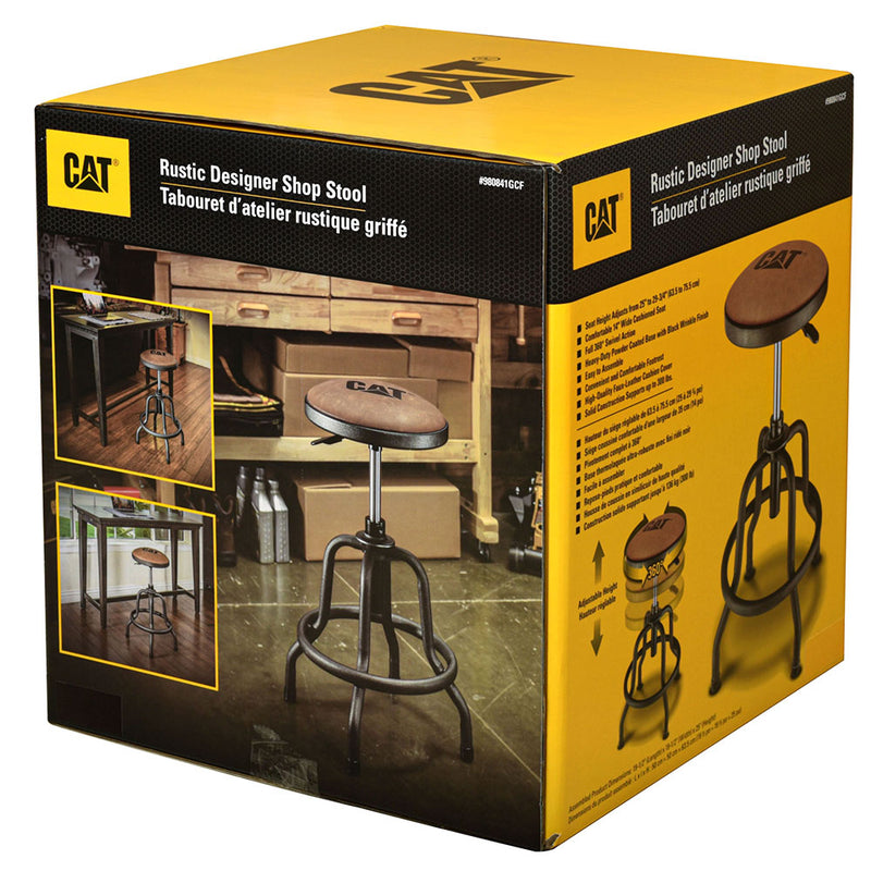 Cat Workshop Stool With Adjustable Height