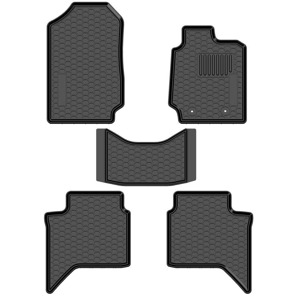 All Weather Deep Dish Double Cab Mat Set - Ford Ranger 2012 On