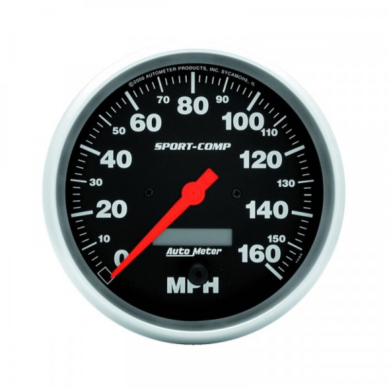 AutoMeter Sport Comp Speedo 160 MPH 5"