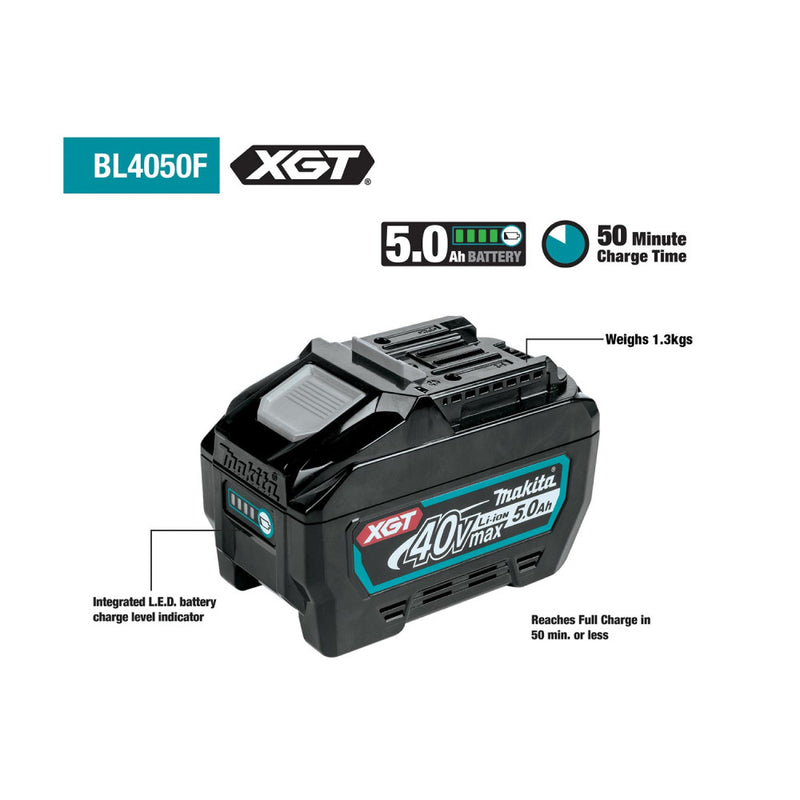 MAKITA 40Vmax XGT Battery And Charger Starter Pack (5.0Ah) 1913Y7-1