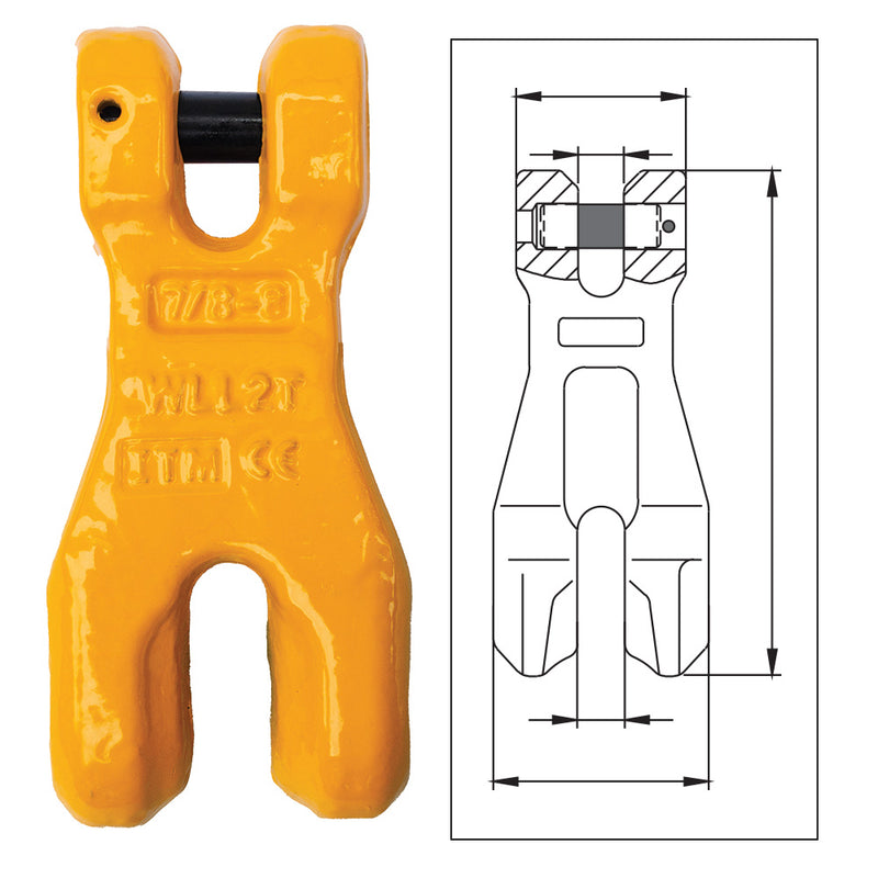 ITM G80 Clevis Shortening Clutch-7-8mm Chain