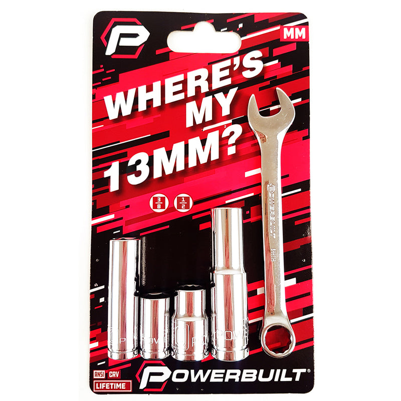 Where Is My 13mm - 5Pc Socket & Wrench Set