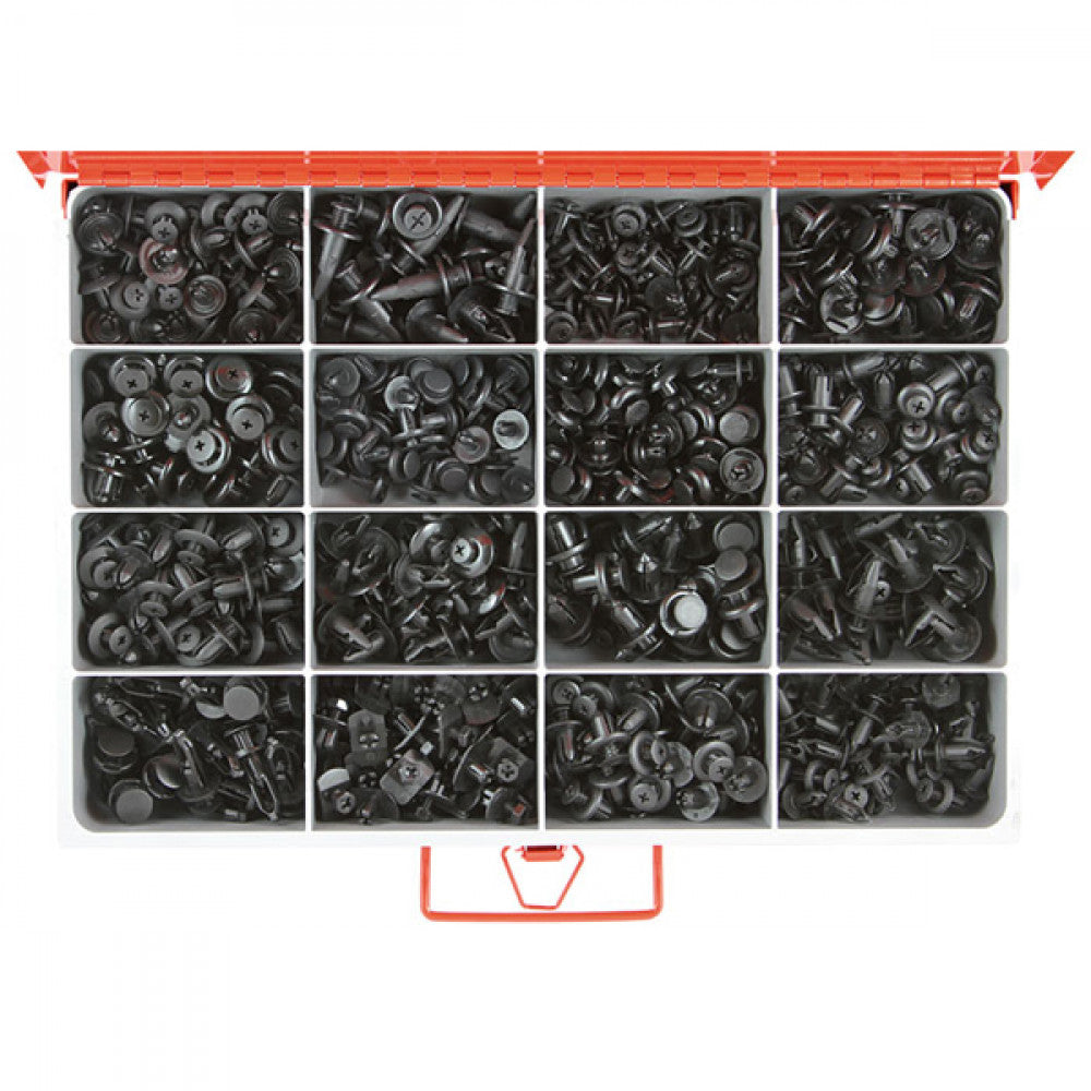 675Pc Master Auto Trim Scrivet Clip Assortment