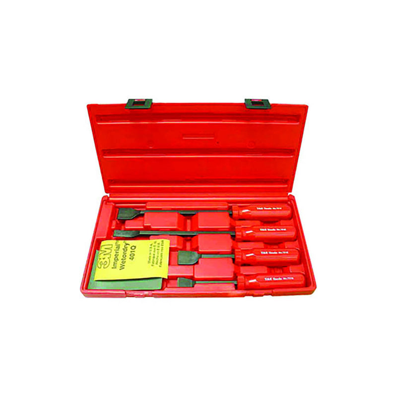 T&E Tools 4Pc Multipurpose Scraper Set