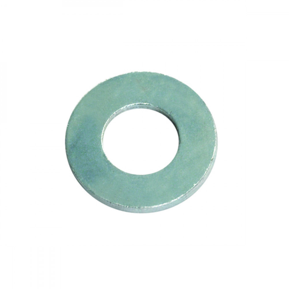 1/4in x 9/16in x 18G Flat Steel Washer - 50Pk