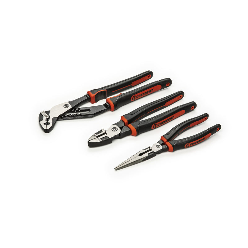 3 Piece Z2 Mixed Dual Material Plier Set