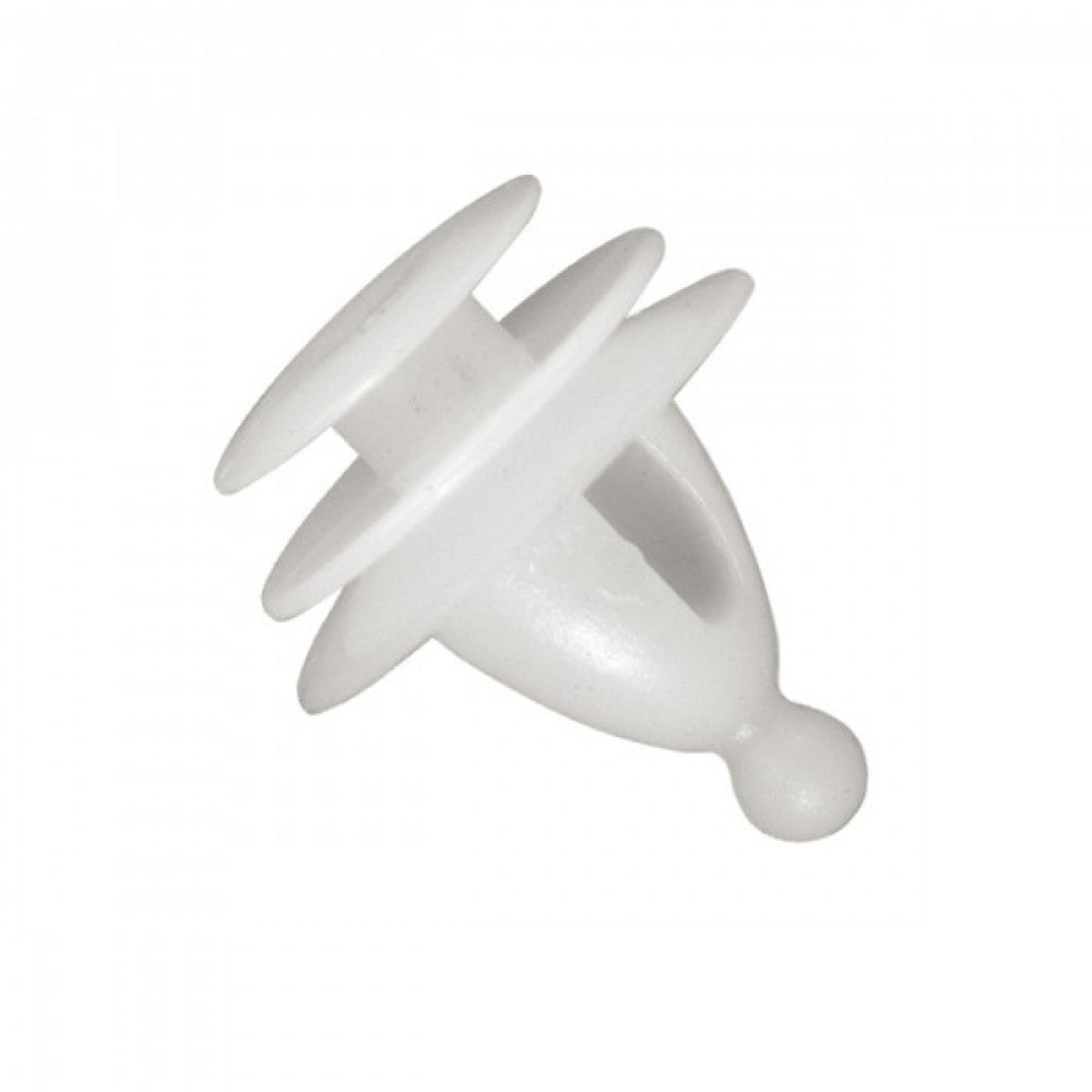 Door Trim Clip White 13mm x 14mm - 50Pk