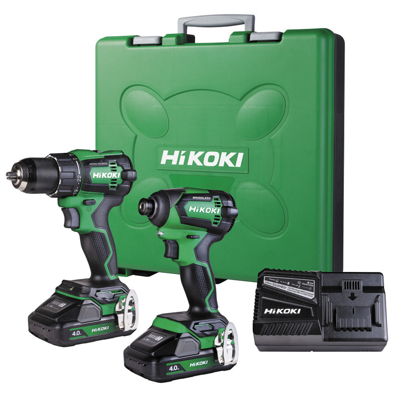 HiKOKI 18V Brushless Impact Drill & Impact Driver Kit