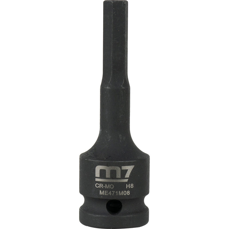 M7 Impact In Hex Socket, 1/2in Drive, 8mm