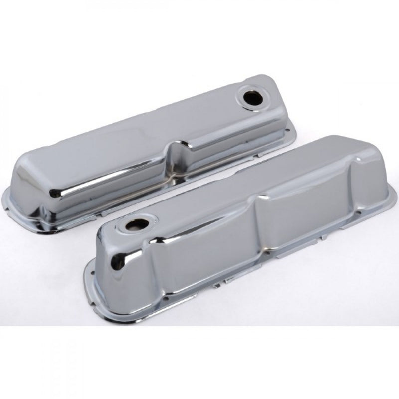 TSP Valve Covers Ford Cleveland 302-351 Chrome Steel Pair