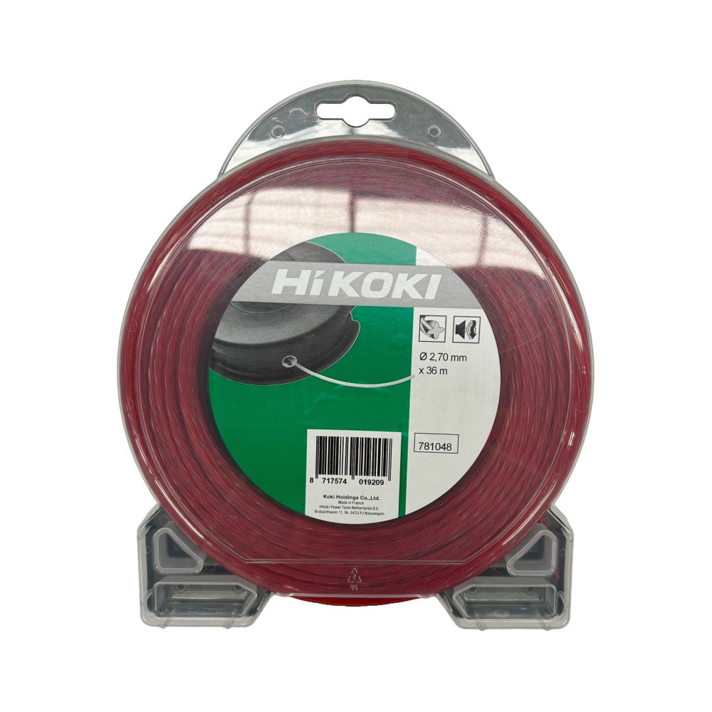 HiKOKI 36m Helicoidal Trimmer Line - 2.65mm Diameter