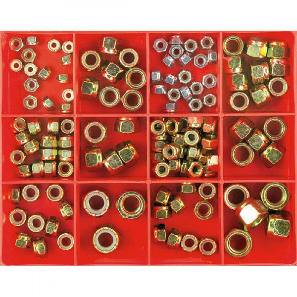 131Pc Unf/Unc Self Locking Nut Assortment