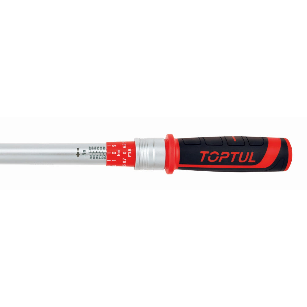 Toptul Torque Wrench 1/2"Dr 40-210Nm