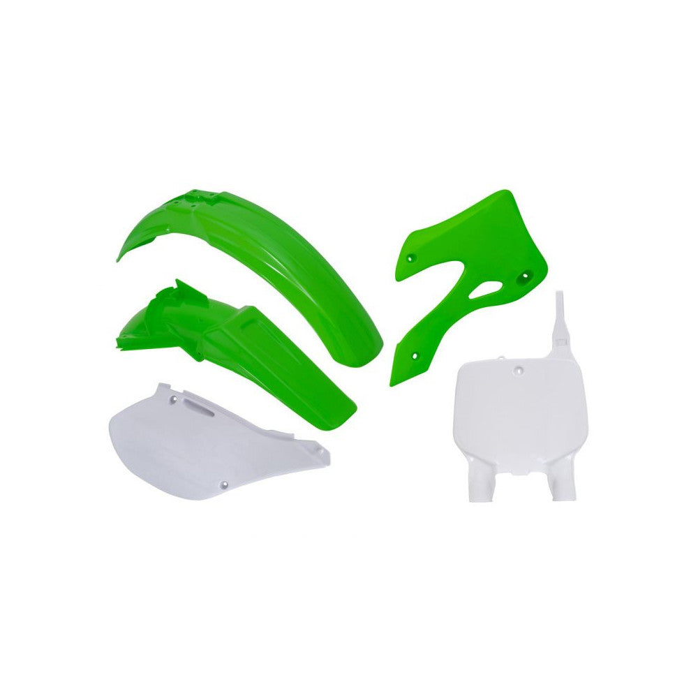 Plastic Kit Rtech Front & Rear Fenders Sidepanels & Radiator Shrouds& Front Numb