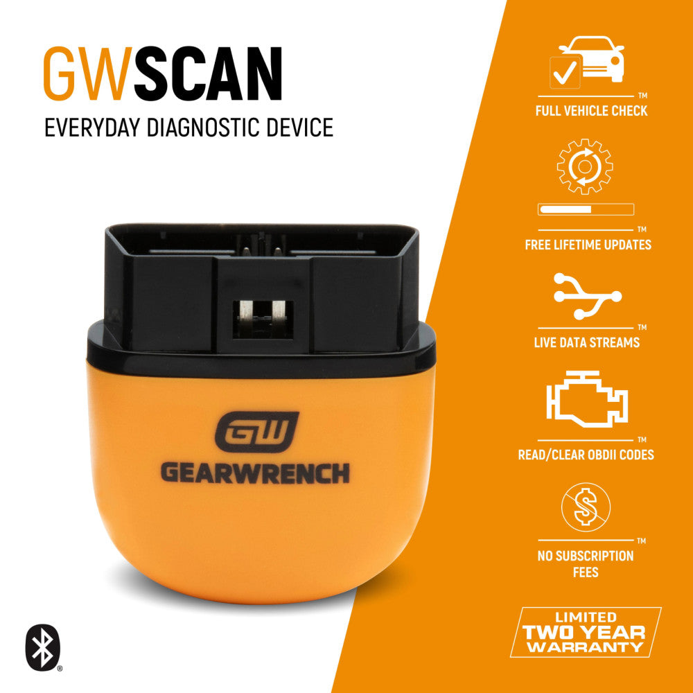 GEARWRENCH Everyday Diagnostic Scanning Tool Bluetooth OBDII