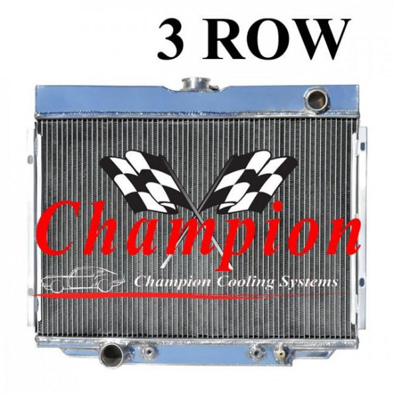 Champion Radiator Ford Big Block Mustang 1967-70 - 3 Core Each