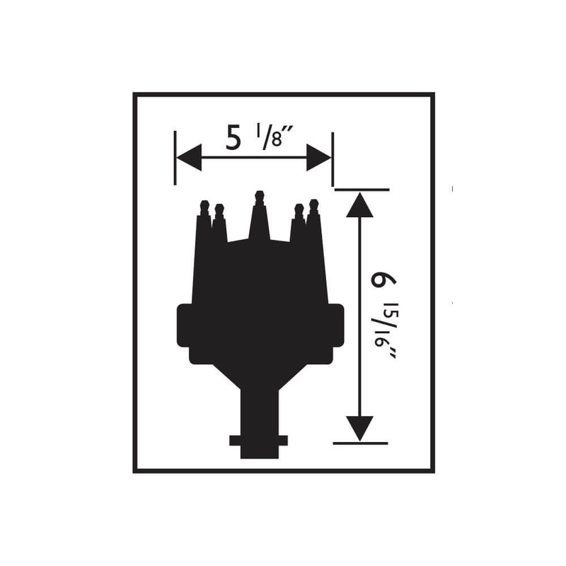 MSD Ignition Pro-Billet Distributor For Chevy Big/Small Block V8 Red Cap