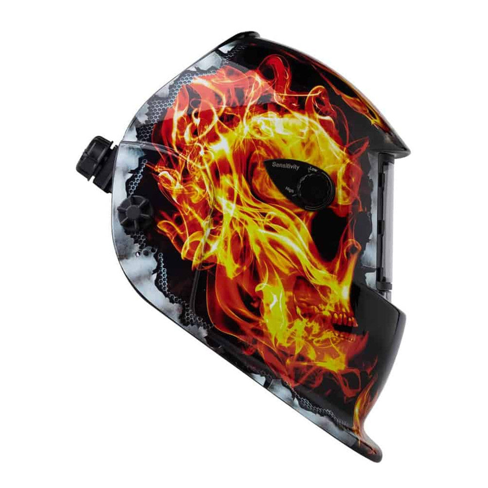 Cigweld WeldSkill Auto-Darkening Helmet, Flame – 454335
